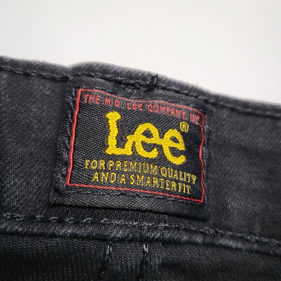 Lee Womens Jeans 14S Bootcut Premium Quality Smart Fit Black 35 X 29.5 - Picture 4 of 16